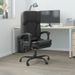 Fauteuil de massage inclinable de bureau Noir Similicuir - Photo n°1