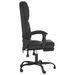 Fauteuil de massage inclinable de bureau Noir Similicuir - Photo n°4