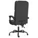 Fauteuil de massage inclinable de bureau Noir Similicuir - Photo n°5