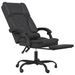 Fauteuil de massage inclinable de bureau Noir Similicuir - Photo n°6