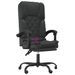 Fauteuil de massage inclinable de bureau Noir Similicuir - Photo n°9