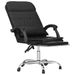 Fauteuil de massage inclinable de bureau Noir Similicuir - Photo n°7