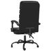 Fauteuil de massage inclinable de bureau Noir Similicuir - Photo n°5