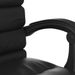 Fauteuil de massage inclinable de bureau Noir Similicuir - Photo n°10