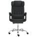 Fauteuil de massage inclinable de bureau Noir Similicuir - Photo n°3