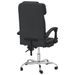 Fauteuil de massage inclinable de bureau Noir Similicuir - Photo n°5