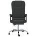 Fauteuil de massage inclinable de bureau Noir Velours - Photo n°3