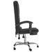 Fauteuil de massage inclinable de bureau Noir Velours - Photo n°4