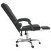 Fauteuil de massage inclinable de bureau Noir Velours - Photo n°7