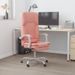 Fauteuil de massage inclinable de bureau Rose Similicuir - Photo n°1