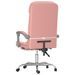 Fauteuil de massage inclinable de bureau Rose Similicuir - Photo n°5