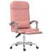 Fauteuil de massage inclinable de bureau Rose Similicuir - Photo n°6