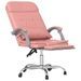 Fauteuil de massage inclinable de bureau Rose Similicuir - Photo n°7