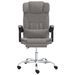 Fauteuil de massage inclinable de bureau Taupe Tissu 3 - Photo n°3