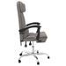 Fauteuil de massage inclinable de bureau Taupe Tissu 3 - Photo n°4