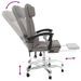 Fauteuil de massage inclinable de bureau Taupe Tissu 3 - Photo n°8