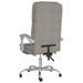 Fauteuil de massage inclinable de bureau Taupe Tissu - Photo n°5