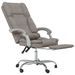 Fauteuil de massage inclinable de bureau Taupe Tissu - Photo n°6