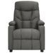 Fauteuil de massage inclinable électrique Gris foncé Tissu 3 - Photo n°3