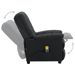 Fauteuil de massage inclinable électrique Gris foncé Tissu Louma - Photo n°2