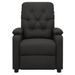 Fauteuil de massage inclinable électrique Noir Tissu 8 - Photo n°3