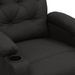 Fauteuil de massage inclinable électrique Noir Tissu 8 - Photo n°8