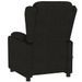 Fauteuil de massage inclinable électrique Noir Tissu 7 - Photo n°6