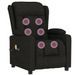 Fauteuil de massage inclinable électrique Noir Tissu 7 - Photo n°8