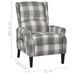 Fauteuil de massage inclinable Gris blanc Tissu - Photo n°7