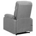 Fauteuil de massage inclinable Gris clair Tissu 18 - Photo n°6