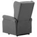 Fauteuil de massage inclinable Gris clair Tissu 10 - Photo n°6