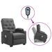 Fauteuil de massage inclinable Gris clair Tissu - Photo n°1