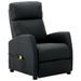 Fauteuil de massage inclinable Gris foncé Tissu 9 - Photo n°1