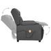 Fauteuil de massage inclinable Gris foncé Tissu 6 - Photo n°4