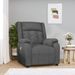Fauteuil de massage inclinable Gris foncé Tissu 2 - Photo n°1