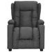 Fauteuil de massage inclinable Gris foncé Tissu - Photo n°3