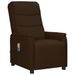 Fauteuil de massage inclinable Marron Similicuir 4 - Photo n°1
