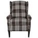 Fauteuil de massage inclinable Marron Tissu 12 - Photo n°3