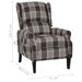 Fauteuil de massage inclinable Marron Tissu 12 - Photo n°7