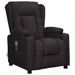 Fauteuil de massage inclinable Noir Similicuir 6 - Photo n°1