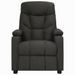 Fauteuil de massage inclinable Noir Tissu 19 - Photo n°4