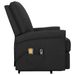 Fauteuil de massage inclinable Noir Tissu 2 - Photo n°5