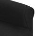 Fauteuil de massage inclinable Noir Tissu 2 - Photo n°9