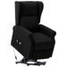 Fauteuil de massage inclinable Noir Tissu 10 - Photo n°1