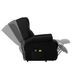 Fauteuil de massage inclinable Noir Tissu 10 - Photo n°5