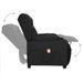 Fauteuil de massage inclinable Noir Tissu 6 - Photo n°4