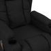 Fauteuil de massage inclinable Noir Tissu 6 - Photo n°6