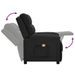 Fauteuil de massage inclinable Noir Tissu 7 - Photo n°5