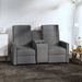Fauteuil de massage inclinable porte-gobelet 2places Gris clair 3 - Photo n°1