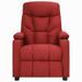 Fauteuil de massage inclinable Rouge bordeaux Tissu 14 - Photo n°4